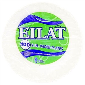 20 Wholesale 60 Count 6 Inch White Paper Plates Eilat - at