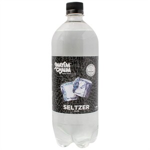 Plastic Seltzer Mayim Chaim, 33.8 Oz